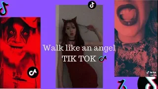 Walk like an angel tik tok compilation | Halloween Edition- 01