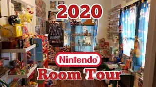 Nintendo Room Tour 2020 Modern and Vintage Collectables (NEW ROOM)