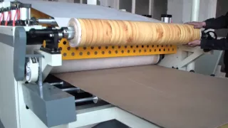 Paper film, pvc film sticking machine