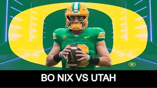 Bo Nix vs Utah | 2024 NFL Draft Film |