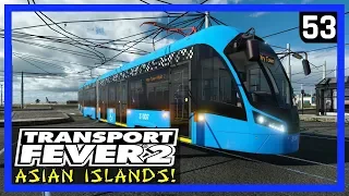 WE'VE REACHED 2020! (Upgrade/Ride)- TRANSPORT FEVER 2 Gameplay - Asian Islands Ep 53