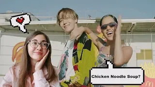 j-hope 'Chicken Noodle Soup (feat. Becky G)' MV РЕАКЦИЯ/REACTION/BTS/J-HOPE/BECKY G