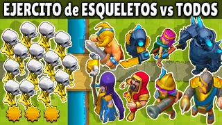 EJERCITO DE ESQUELETOS  vs TODAS LAS CARTAS | 1 vs 1 | OLIMPIADAS de CLASH ROYALE