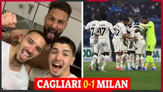 Cagliari 0-1 Milan: Players Reaction after the great victory | Great goal by Ismael Bennacer