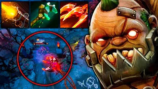 Beautiful Force Staff + Hook!!! Pudge Pos4 Likes A Hook Machine With 99% Accurate | Pudge Official