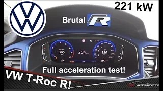 Volkswagen T-Roc R 2.0 TSI 221 kW Full Acceleration Test