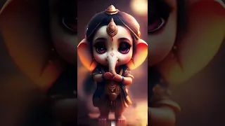 So Cute Ganesha 🥰🙏 #ganesh #ganapati #bappamorya #shorts