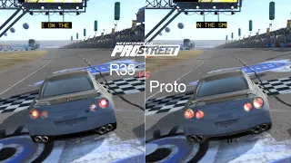 GTR [R35] Vs GTR Proto Comparison - NFS ProStreet