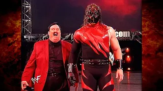 Kane w/ Paul Bearer Returns & Clears The Ring! 2/7/00