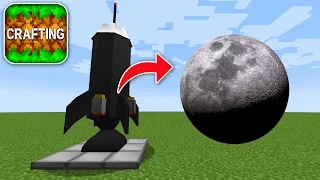 I FLY To The MOON in CRAFTING and BUILDING