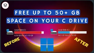 How to Free Up To 50 GB Or More of Your C Drive Space in Windows 10 & 11