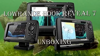 Эхолот lowrance hook reveal 7 распаковка и первый взгляд.