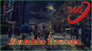 360° Zombie Apocalypse - Will You Escape? VR 4K