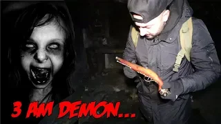 3 AM CHALLENGE IN THE DEMON HOUSE! (FOUND THE MISSING GUN)