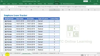 Unit 6 3 Employee Leave Tracker