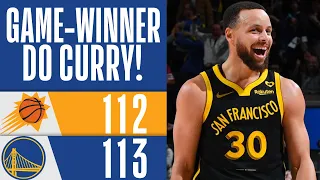 GAME-WINNER SURREAL DO CURRY! Os 5 minutos finais de Warriors x Suns