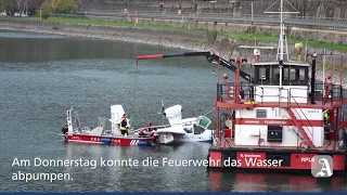 St. Goar: Notgewassertes Flugzeug hebt wieder ab