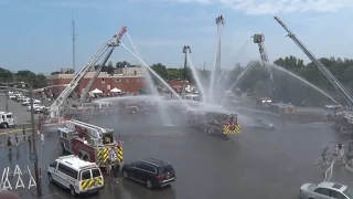 Syosset,NY Fire Department TL 582 Dedication & Wetdown  7/30/16