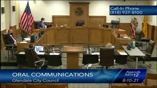 CITY COUNCIL - 8/10/2021