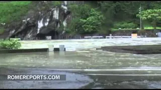 About 200 people evacuated from the Lourdes Shrine, as floods hit Southern France