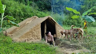 How to build hobbit house 2021 from bamboo, soil and cooking - Ep.89