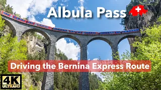 Driving the Albula Pass Switzerland | Following the Bernina Express Route