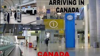 WHAT HAPPENS AT AIRPORT IN CANADA DURING FIRST LANDING