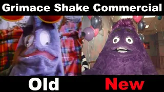 Grimace Shake Commercial Old and New | Side by Side Comparison Part 2