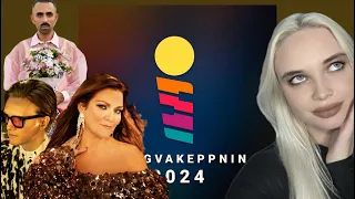 REACTION| ICELAND Söngvakeppnin 2024 FULL SONG AND SERVING REACTION …. #Eurovision2024 Iceland 🇮🇸