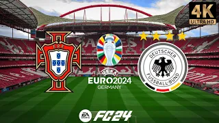 Portugal vs Germany | UEFA EURO 2024 | EA FC 24 | PS5™ 4K HD