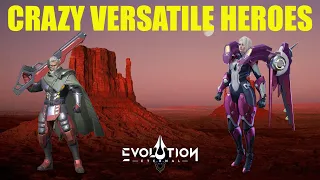 Crazy Versatile Heroes in Eternal Evolution - Old John and Falvea Can Do It All! Level These Heroes!
