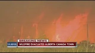 Massive wildfire forces evacuation of entire city in Alberta, Canada