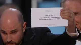 Oscars Blunder: Moonlight Wins Best Picture After La La Land Mistakenly Announced