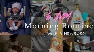 *REALISTIC* MORNING ROUTINE WITH A NEWBORN | 22 Year Old First Time Mom 💕