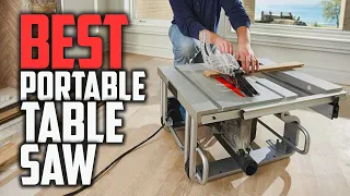 Top 5 Best Portable Table Saw [Review in 2022] - With 25 Inch Cutting Capacity & Folding Table Stand