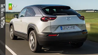 2021 Mazda MX-30 | Ceramic White | Driving, Interior, Exterior