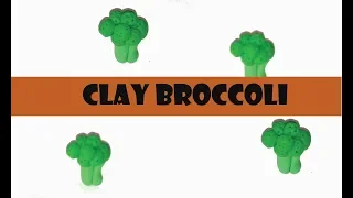 Vegetable Broccoli making with Clay | How to make vegetable Step by Step with Clay Modelling