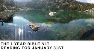 The one year Bible NLT Audio Reading January 31st