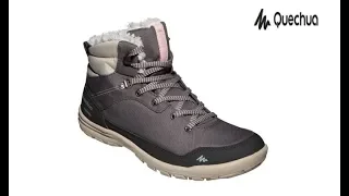 Зимняя женская обувь Quechua SH100 Warm Mid | Decathlon