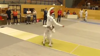 Fencer Carded for HUGGING Opponent!!!