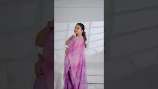 Saree wearing on a gorgeous blouse | Dolly Jain saree draping styles