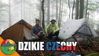 Biwak we mgle, noc w opuszczonym hotelu, burza, @szybkiepodroze  - 80km przez dzikie Czechy