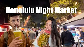 Night Market at Honolulu, Hawaii