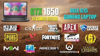 GTX 1650 Laptop + I5 10500H | Test In 15 Games In 2022 - Dell G15