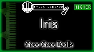 Iris (HIGHER +3) - Goo Goo Dolls - Piano Karaoke Instrumental