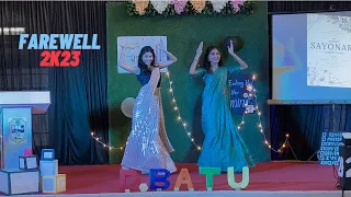 FAREWELL DANCE PERFORMANCE  2K23 | TIP TIP | CHAKA CHAK| AITHEY AA | LE GAYI | DILLI WALI GIRLFRIEND