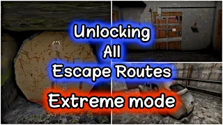 Granny v1.8 - Unlocking All Escape Routes in Extreme Mode (Preset 4)