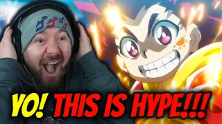 FIRST TIME REACTING TO BEYBLADE ENGLISH INTROS (OG, Metal, Burst) - SHOULD I START THIS?