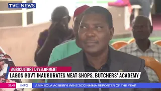 Lagos Govt Inaugurates Meat Shops, Butchers' Academy, Says Profession Isn't Only For The Uneducated