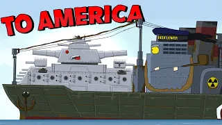 Beastion going to America - Cartoons about tanks